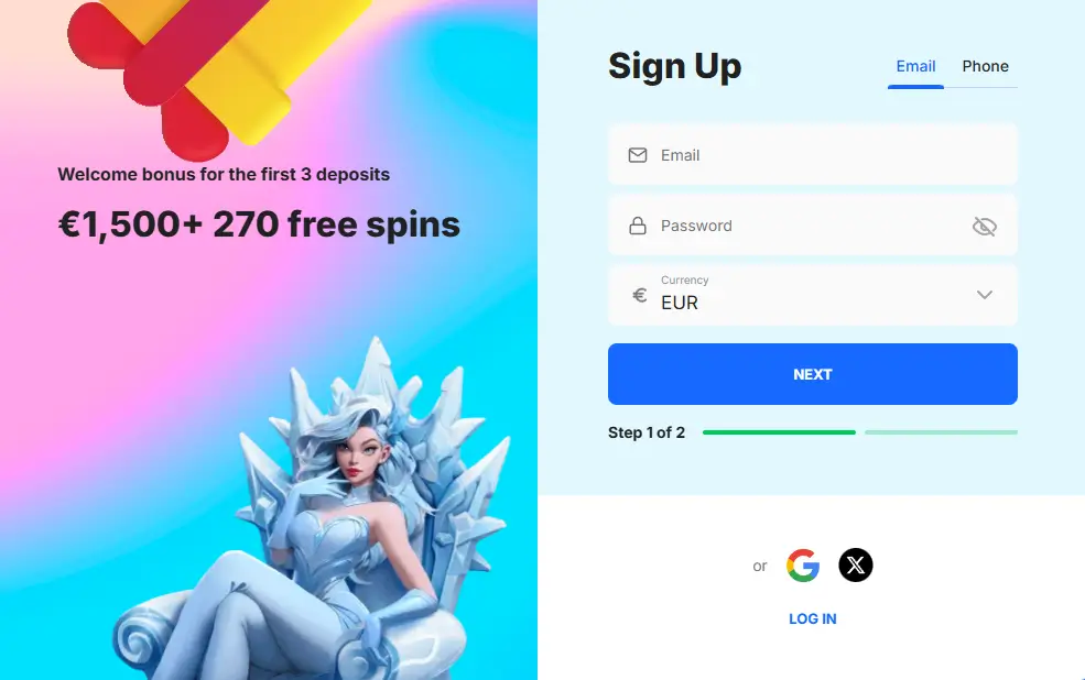 Ice Casino Registration